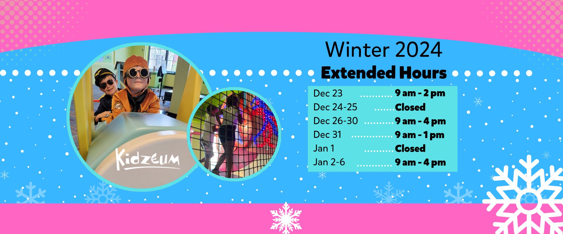 Extended Holiday Hours