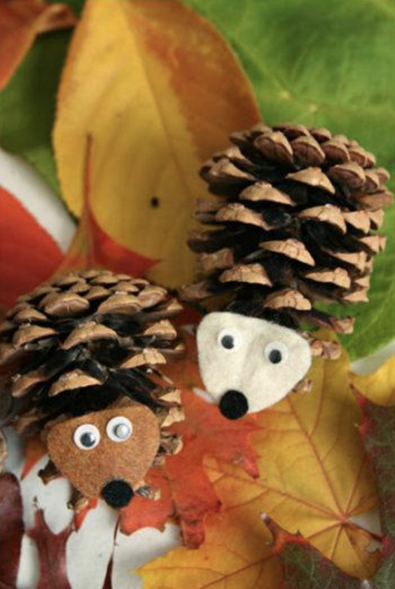 Autumn Tree Pine Cone Craft